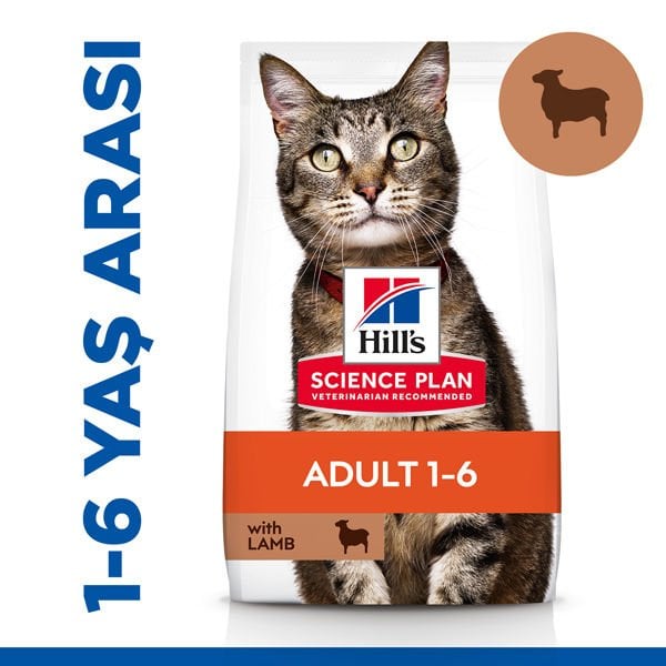 Hills Adult Kuzu Etli Yetişkin Kedi Maması 3 Kg - Kuru Kedi Maması