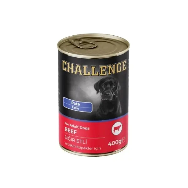 Challenge Pate Sığır Etli Yetişkin Konserve Köpek Maması 1 Adet 400 Gr - Konserve Köpek Maması