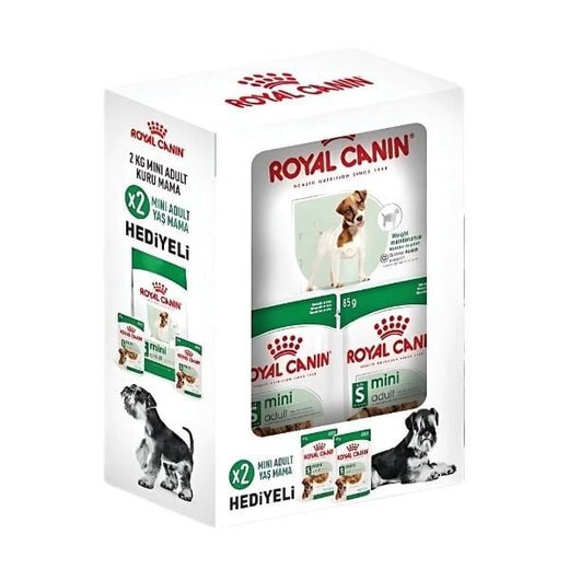 Royal Canin Mini Adult Küçük Irk Yetişkin Köpek Maması 2 Kg+2 Konserve Hediyeli