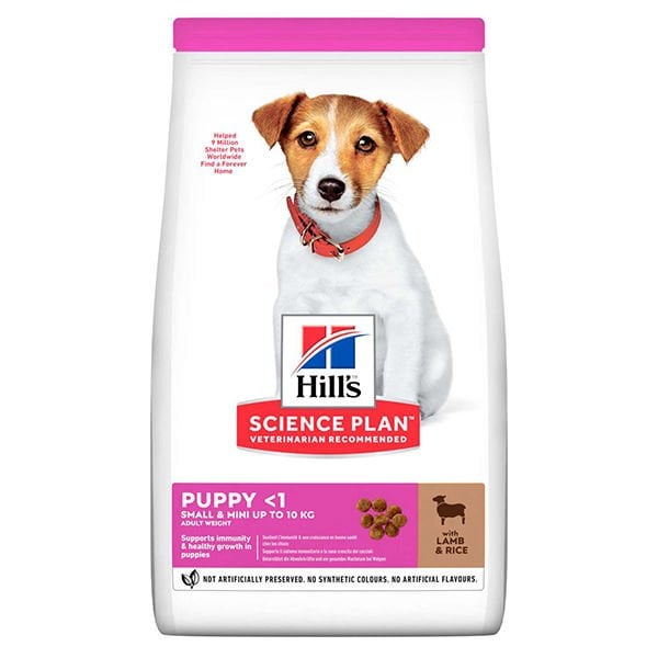 Hills Puppy Small & Mini Kuzu Etli Küçük Irk Yavru Köpek Maması 1+500 Gr Hediyeli - Kuru Köpek Maması