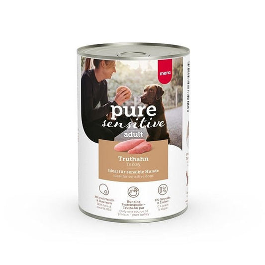 Mera Pure Sensitive Adult Hindili Yetişkin Köpek Konservesi 1 Adet 400 Gr - Konserve Köpek Maması
