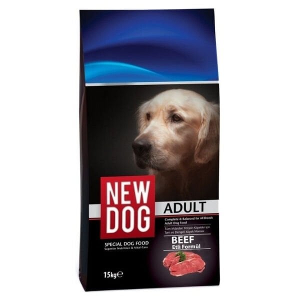New Dog Biftekli Yetişkin Köpek Maması 15 Kg - Kuru Köpek Maması