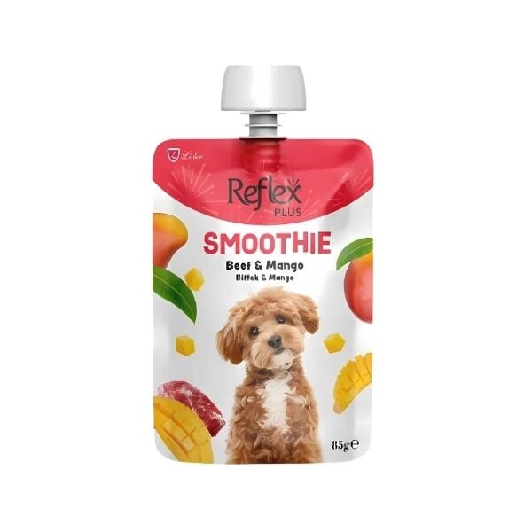 Reflex Plus Smoothie Biftekli ve Mangolu Sıvı Yetişkin Köpek Ödül Maması 1 Adet 85 Gr - Köpek Ödül Maması