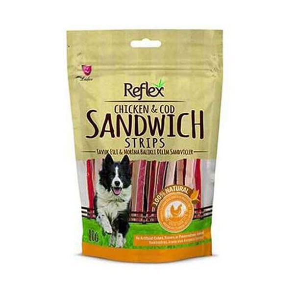 Reflex Tavuklu ve Morina Balıklı Sandviç Köpek Ödül Maması 1 Adet 80 Gr - Köpek Ödül Maması