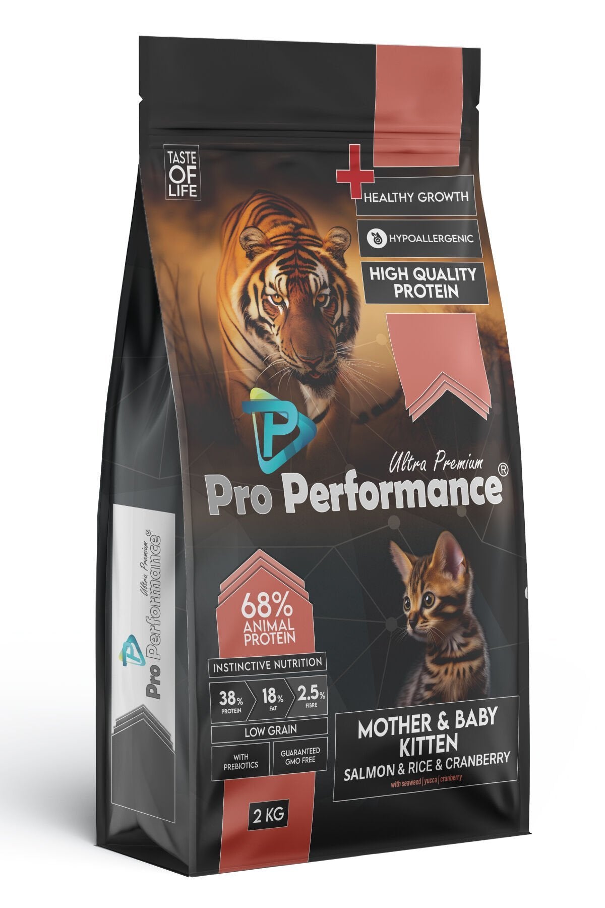 Pro Performance Mother&Baby Somonlu ve Pirinçli Anne ve Yavru Kedi Maması 2 Kg - Kuru Kedi Maması