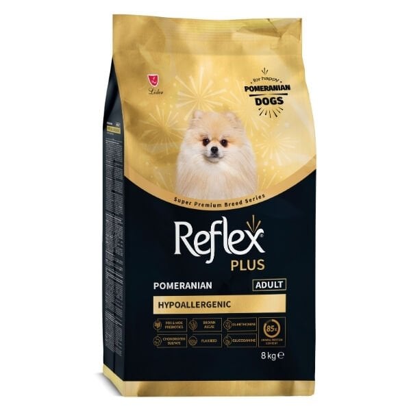 Reflex Plus Pomeranian Hypoallergenic Tavuklu Yetişkin Köpek Maması 8 Kg - Kuru Köpek Maması