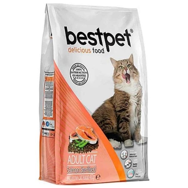 Bestpet Somonlu Kısırlaştırılmış Yetişkin Kedi Maması 15 Kg - Kuru Kedi Maması