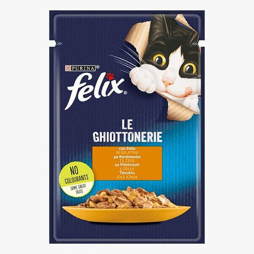 Felix Sensations Taze Jöle İçerisinde Tavuklu Yetişkin Yaş Kedi Maması 1 Adet 85 Gr