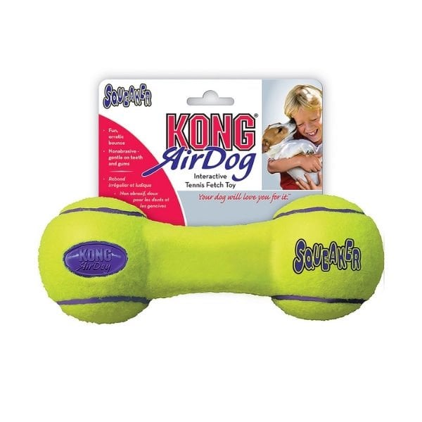 Kong AirDog Dambıl Şeklinde Köpek Oyuncağı Small 13.5 Cm
