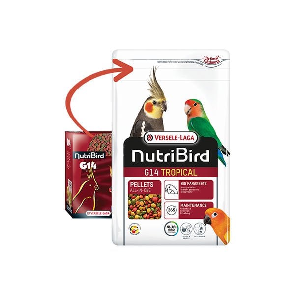 Versele Laga Nutribird C14 Pellet Karışık Paraket Yemi 1 Kg ürün görseli
