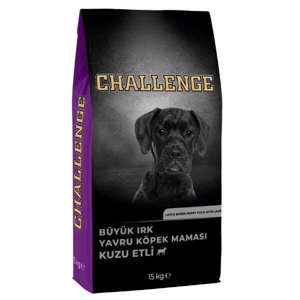 Challenge Kuzu Etli Büyük Irk Yavru Köpek Maması 15 Kg - Kuru Köpek Maması