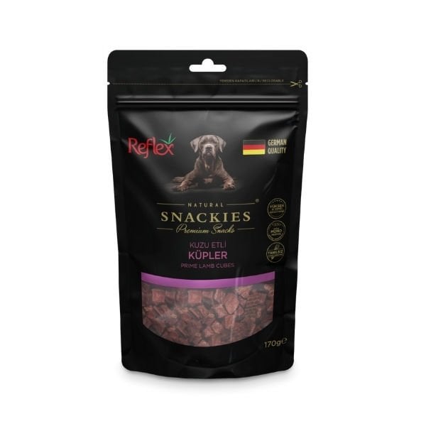 Reflex Snackies Natural Kuzu Etli Küp Tahılsız Köpek Ödül Maması 1 Adet 80 Gr - Köpek Ödül Maması