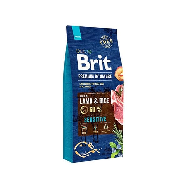 Brit Premium Nature Sensitive Kuzulu Yetişkin Köpek Maması 15 Kg - Kuru Köpek Maması