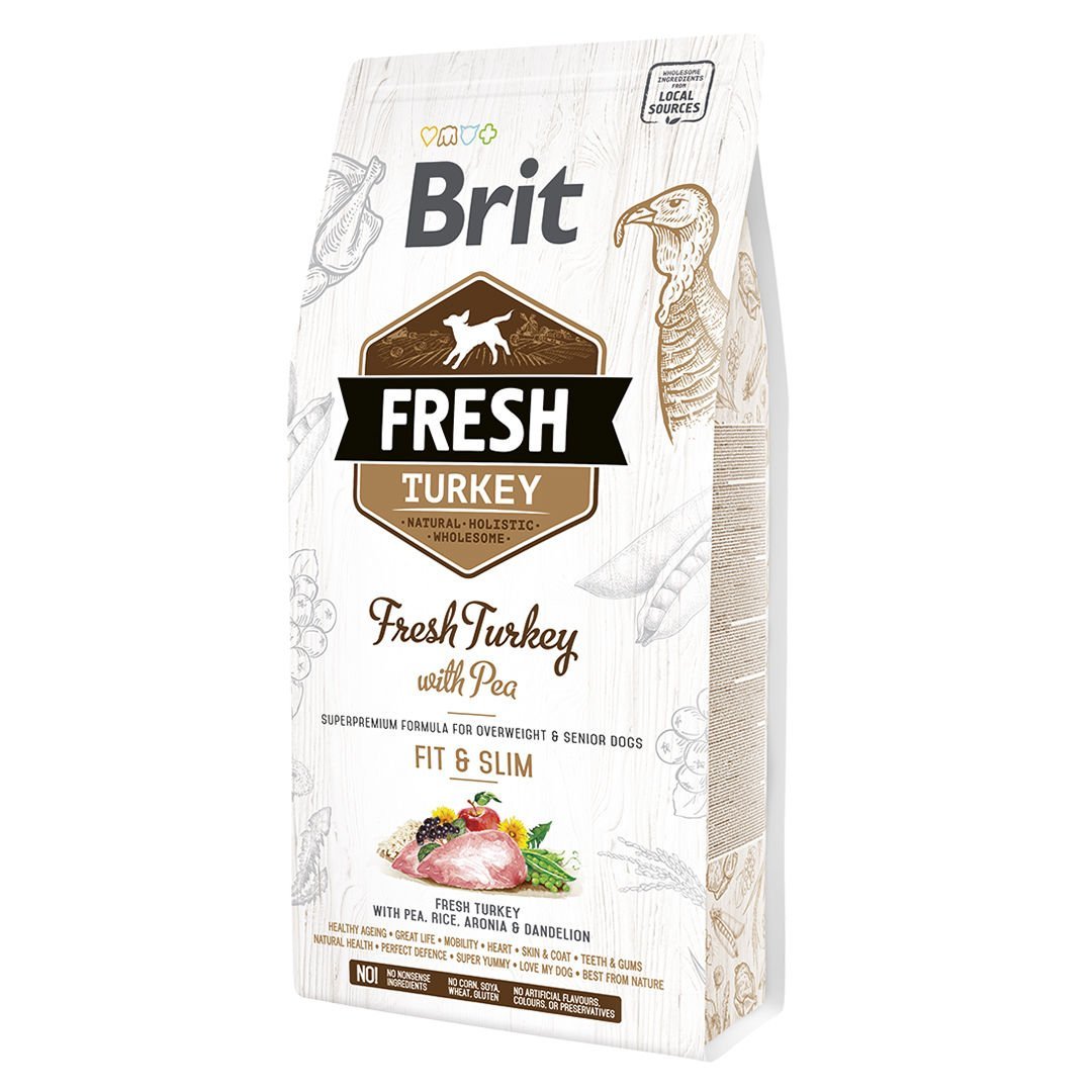Brit Fresh Hindili ve Bezelyeli Yetişkin Köpek Maması 12 Kg - Kuru Köpek Maması