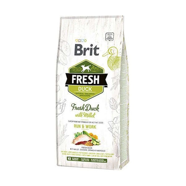 Brit Fresh Ördek Etli ve Darılı Yetişkin Köpek Maması 12 Kg - Kuru Köpek Maması