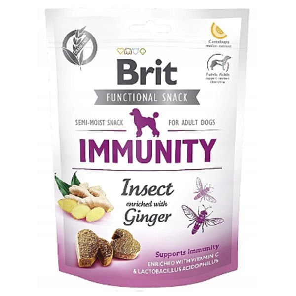 Brit İmmunity İnsect Böcek Larvalı ve Zencefilli Köpek Ödül Maması 1 Adet 150 Gr - Köpek Ödül Maması