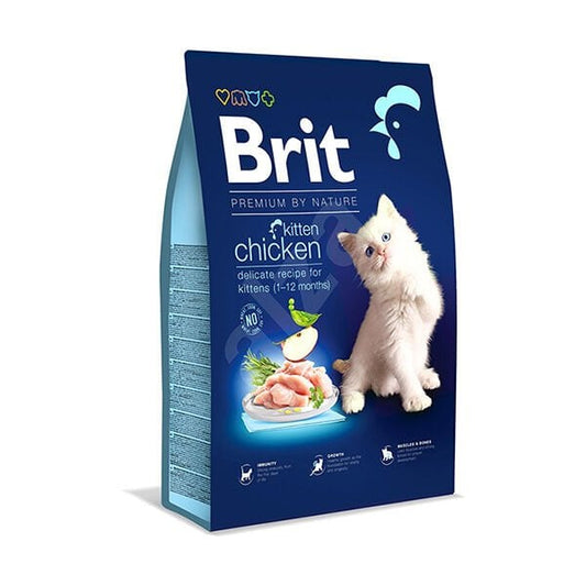 Brit Premium By Nature Kitten Tavuklu Yavru Kedi Maması 8 Kg - Kuru Kedi Maması