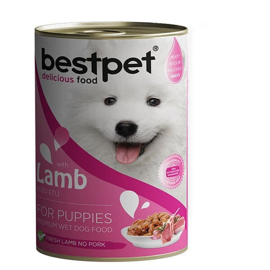 Bestpet Kuzulu Jöleli Yavru Köpek Konservesi 1 Adet 400 Gr - Konserve Köpek Maması