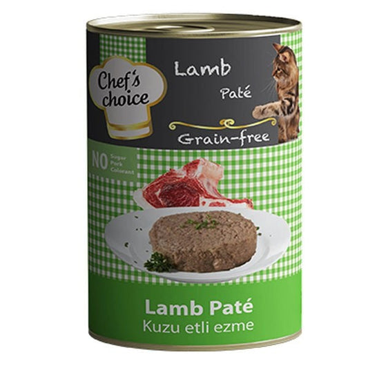 Chefs Choice Kıyılmış Kuzulu Yetişkin Konserve Kedi Maması 1 Adet 400 Gr yaş konserve kedi maması