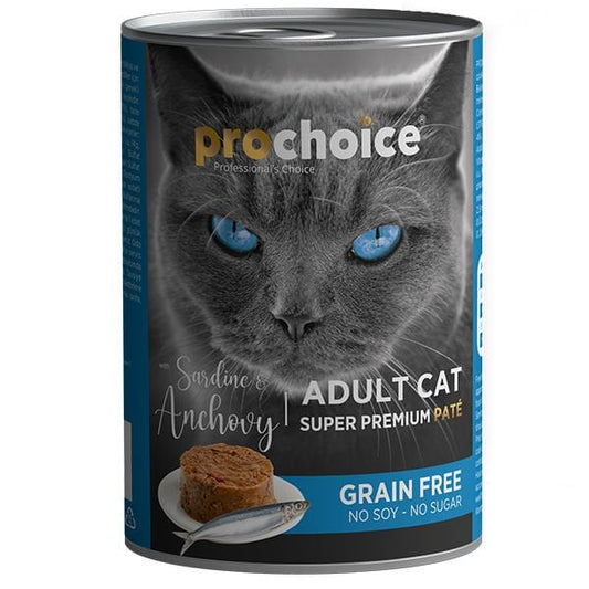 Pro Choice Adult Sardunya ve Hamsili Yetişkin Konserve Kedi Maması 1 Adet 400 Gr yaş konserve kedi maması