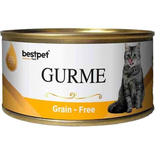 Bestpet Gurme Jöleli Tavuklu Yetişkin Konserve Kedi Maması 1 Adet 100 Gr yaş konserve kedi maması