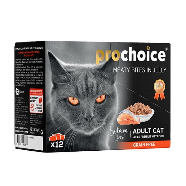 Pro Choice Somon ve Cigerli Family Pack Konserve Kedi Maması 1 Adet 12x85 Gr yaş konserve kedi maması