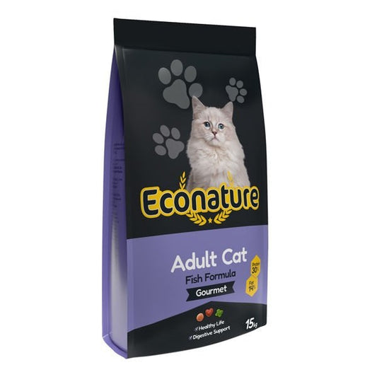 Econature Gurme Balıklı Yetişkin Kedi Maması 15 Kg - Kuru Kedi Maması