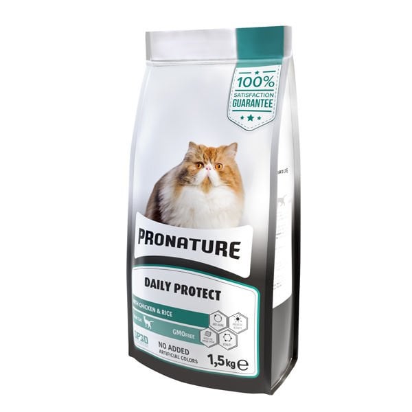 Pronature Adult Tavuklu ve Pirinçli Yetişkin Kedi Maması 1.5 Kg - Kuru Kedi Maması