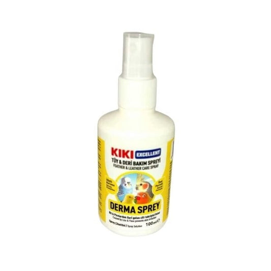 Kiki Excellent Derma Sprey Kuşlar için Tüy ve Deri Bakım Spreyi 100 Ml
