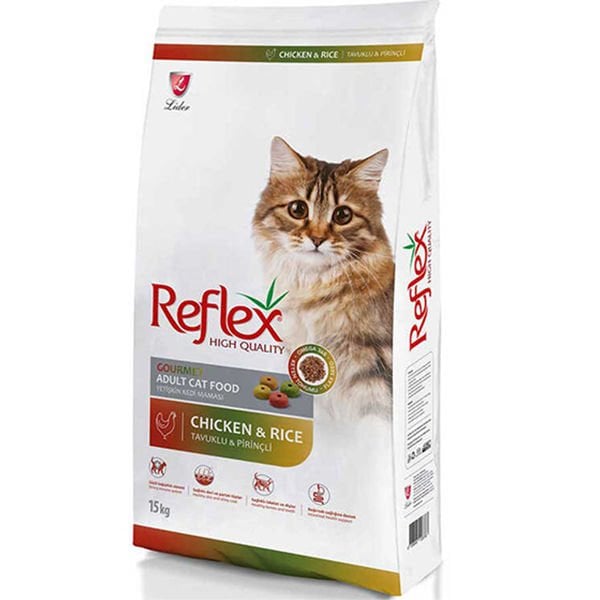 Reflex Adult Renkli Taneli Tavuklu Yetişkin Kedi Maması 15 Kg - Kuru Kedi Maması