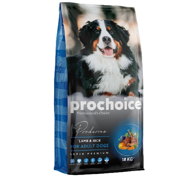 Pro Choice Proderma Kuzu Etli Yetişkin Köpek Maması 18 Kg - Kuru Köpek Maması