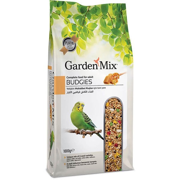 Garden Mix Platin Ballı Muhabbet Kuş Yemi 1 Kg ürün görseli