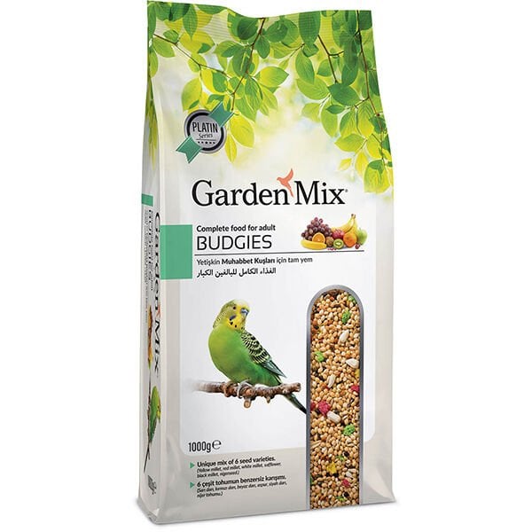 Garden Mix Platin Meyveli Muhabbet Kuş Yemi 1 Kg ürün görseli
