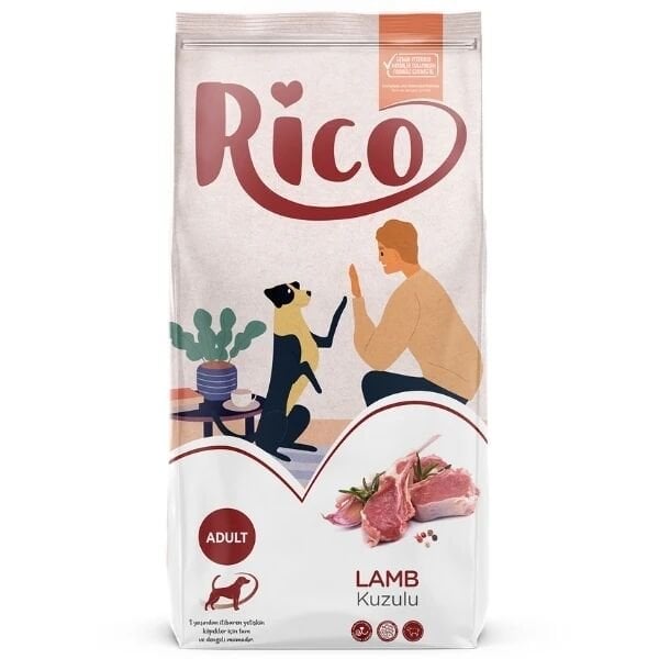Rico Kuzulu Yetişkin Köpek Maması 15 Kg - Kuru Köpek Maması