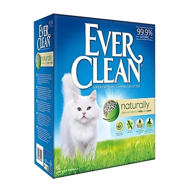 Ever Clean Naturally Parfümsüz Topaklanan Doğal Kedi Kumu 1 Adet 6 Lt ürünü görseli