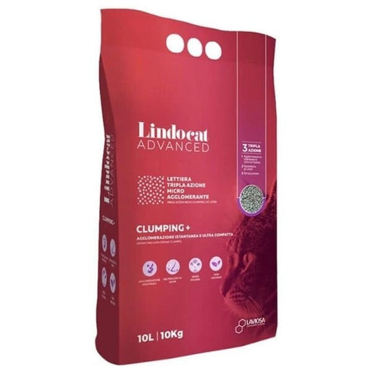 Lindocat Advanced Ekstra Güçlü Topaklanan Kokusuz Gri Kedi Kumu 1 Adet 10 Lt