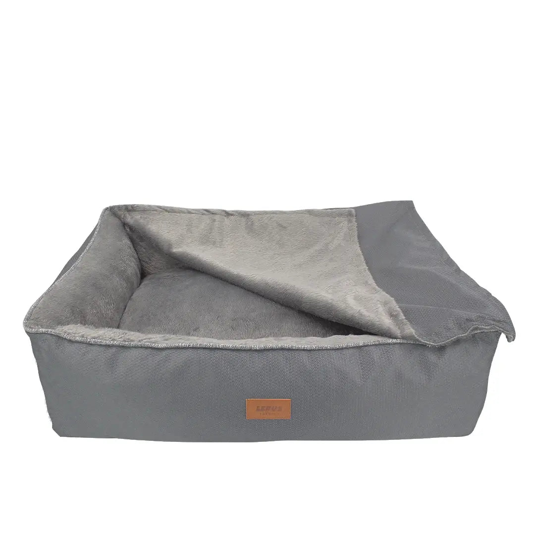 Lepus Winter Bed Kedi ve Köpek Yatağı Medium Gri 52x67x21 Cm - Kedi Aksesuarı