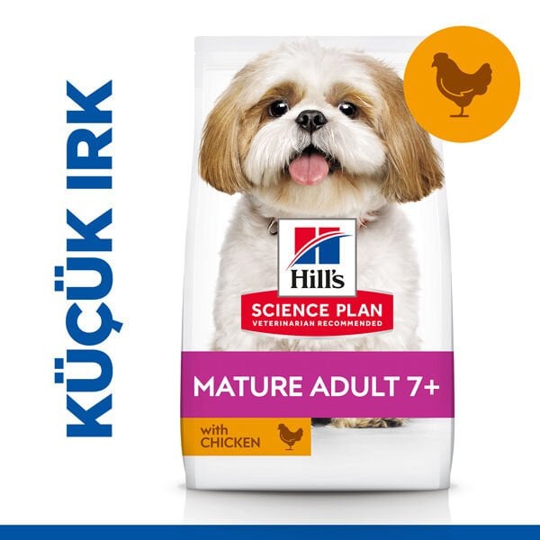 Hills Mature 7+ Tavuklu Mini Irk Yaşlı Köpek Maması 1.5 Kg - Kuru Köpek Maması