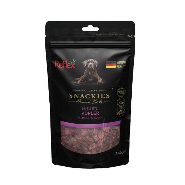 Reflex Snackies Natural Kuzu Etli Küp Tahılsız Köpek Ödül Maması 1 Adet 170 Gr - Köpek Ödül Maması