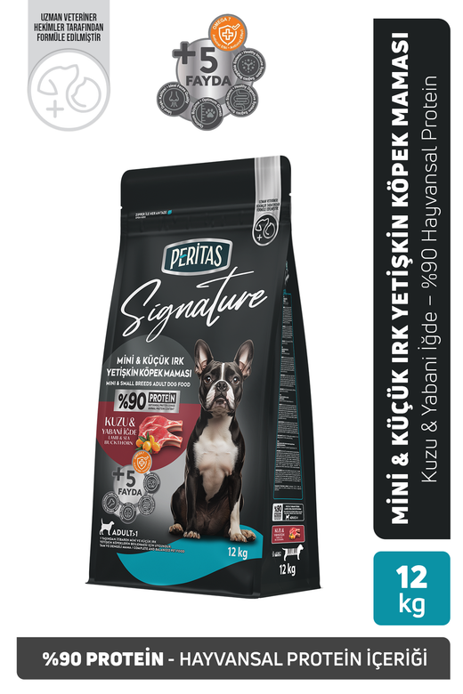 Signature Kuzulu Küçük Irk Yetişkin Köpek Maması 12 Kg