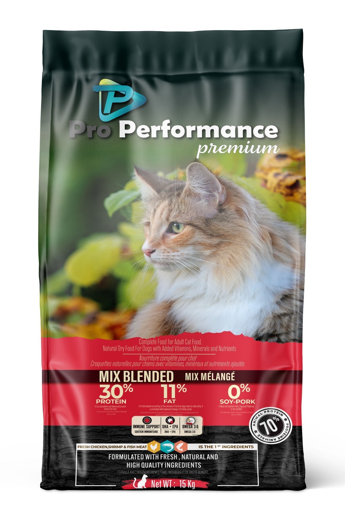 Pro Performance Tavuklu Balıklı ve Karidesli Yetişkin Kedi Maması 15 Kg - Kuru Kedi Maması