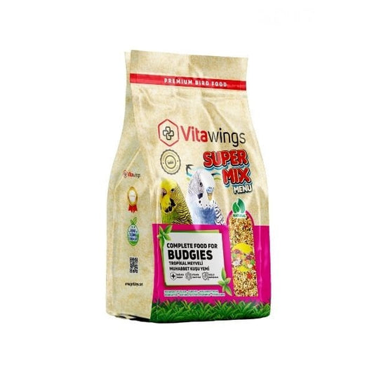 Vitawings Süper Meyveli Muhabbet Kuş Yemi 800 Gr ürün görseli