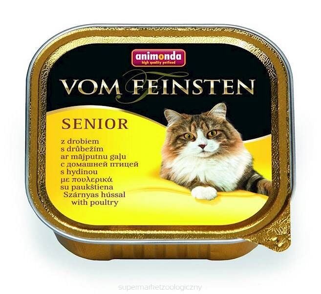 Animonda Vom Feinsten Senior Kümes Hayvanlı Yaşlı Konserve Kedi Maması 1 Adet 100 Gr yaş konserve kedi maması