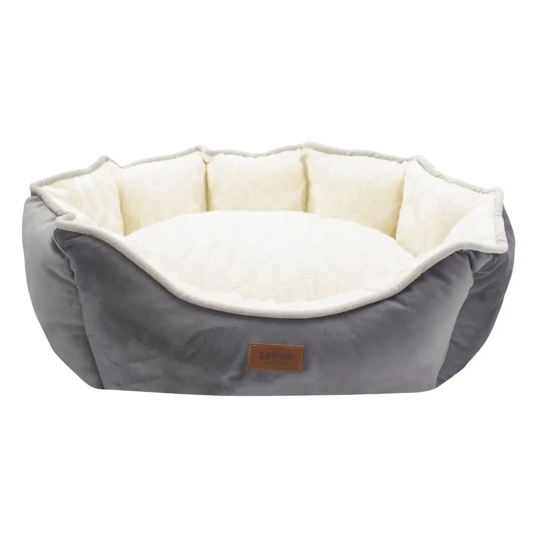 Lepus Luxe Daisy Kedi ve Köpek Yatağı Gri Large 70x45x22 Cm - Kedi Aksesuarı