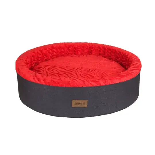 Lepus Mia Donut Kedi ve Köpek Yatağı Lacivert 50x50x17 Cm - Kedi Aksesuarı