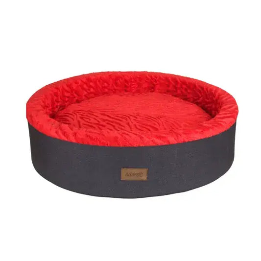 Lepus Mia Donut Kedi ve Köpek Yatağı Lacivert 50x50x17 Cm - Kedi Aksesuarı