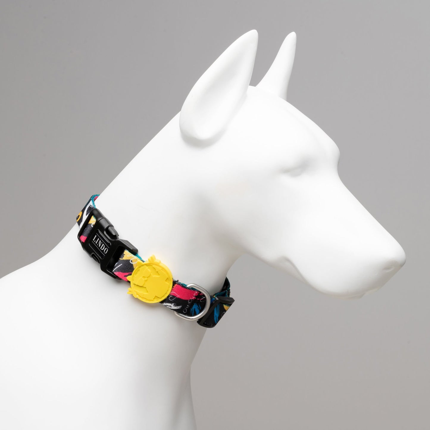 Lindo Dogs Enjoy Köpek Boyun Tasması Renkli Large - Köpek Tasması