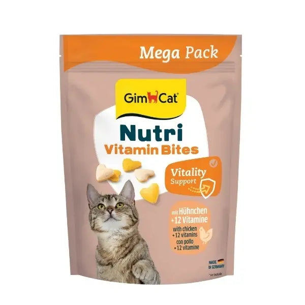 Gimcat Nutri Vitamin Tavuklu Bağışıklık Destekleyici Kedi Ödül Maması 1 Adet 425 Gr