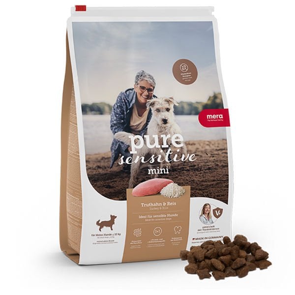 Mera Pure Sensitive Mini Adult Hindi ve Pirinçli Yetişkin Köpek Maması 4 Kg - Kuru Köpek Maması