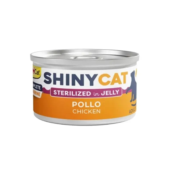 Gimcat Shinycat Jöle İçinde Tavuklu Kısırlaştırılmış Konserve Kedi Maması 1 Adet 70 Gr yaş konserve kedi maması
